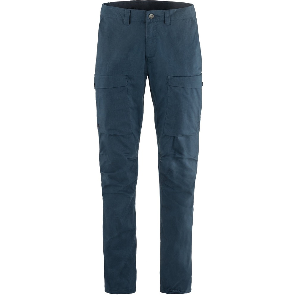 Fjallraven Abisko Hybrid Trail Trousers Navy Blue Mens‎ 32x32 G-1000 12200164